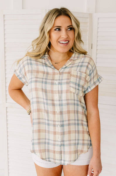 Plaid To The Bone Top