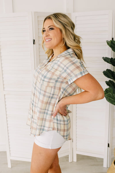 Plaid To The Bone Top