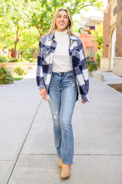 Plain Jane Turtle Neck Top in White