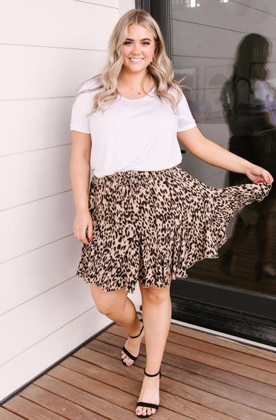 Playful Animal Mini Skirt