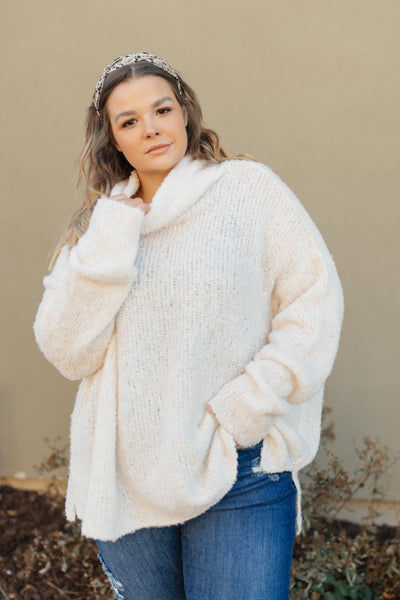 Popcorn And A Movie Sweater in Ivory