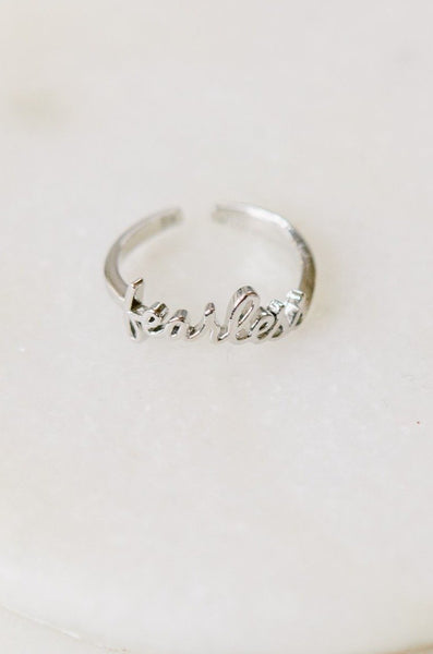 Positivity Shines Ring in Silver