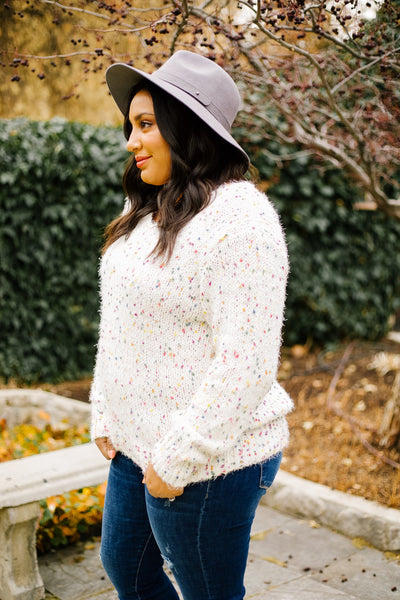 Rainbow Speckled Sweater