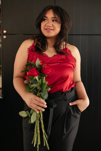 Roses and Satin Tank