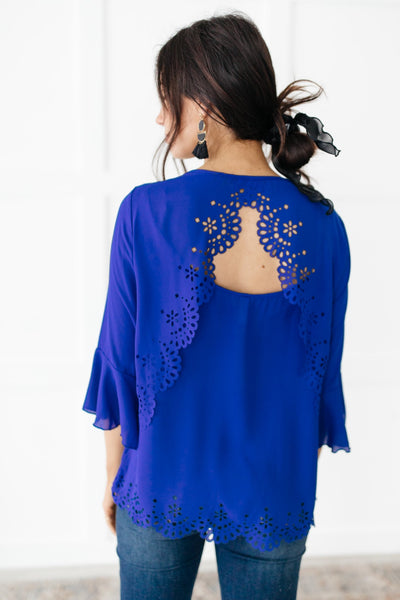 Royal Blue Dream Blouse