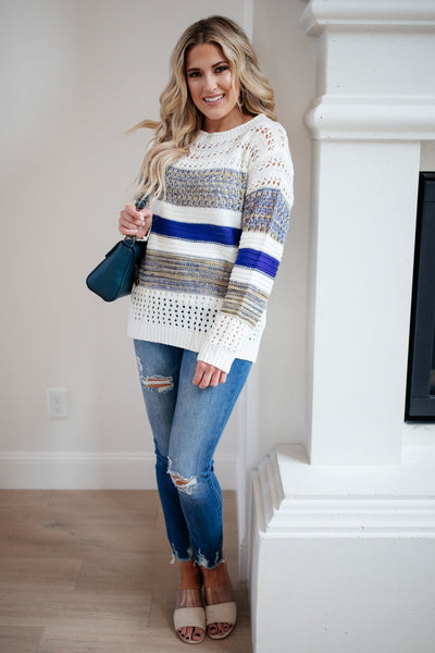 Royalty Striped Sweater