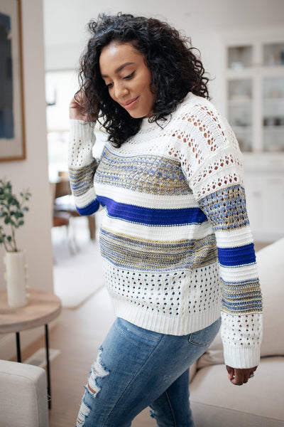 Royalty Striped Sweater