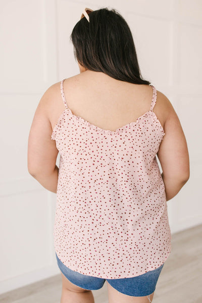 Ruffles & Dots Camisole In Pink