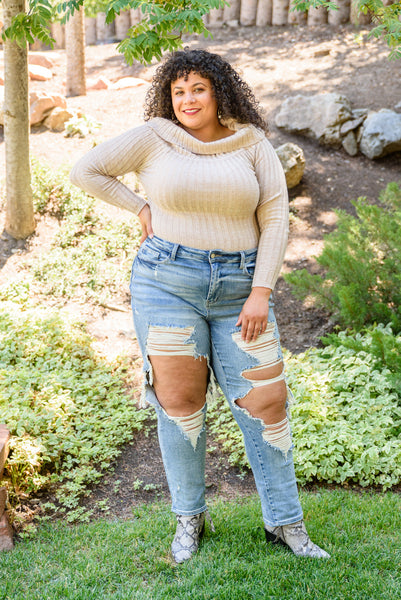 Sadie Vintage Straight Cut Destroy Jeans