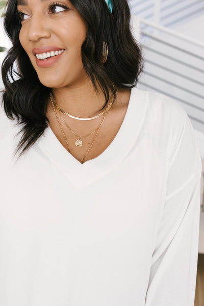 Sail Away V-neck Sweater