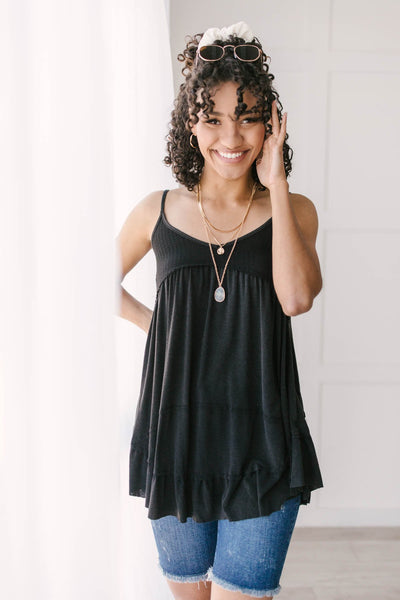 Seaside Dreams Tunic in Black