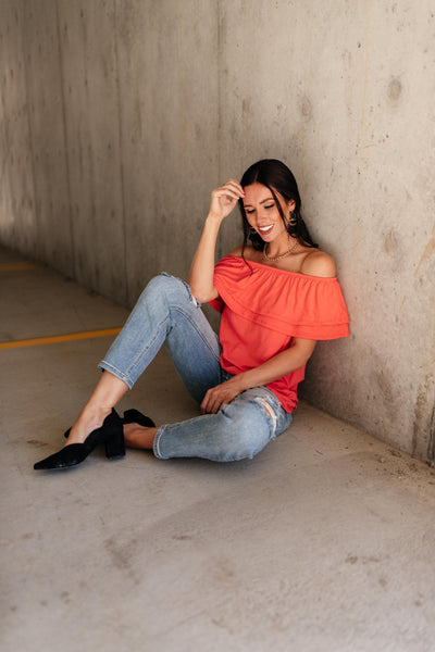 Sexy Señorita Off-Shoulder Top In Pink