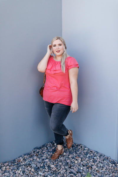 Sexy Señorita Off-Shoulder Top In Pink