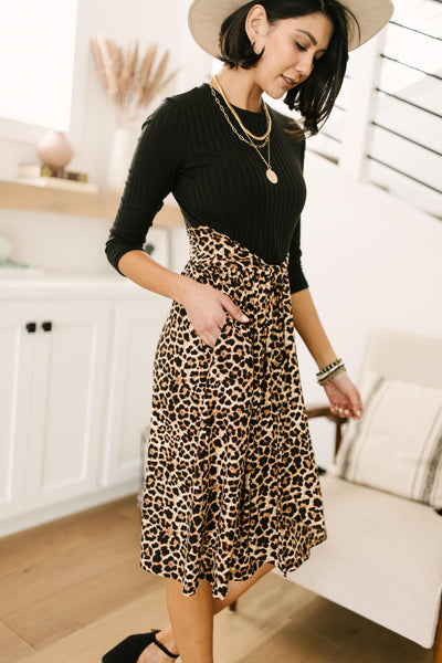 PREORDER: Shelby Animal Print Dress