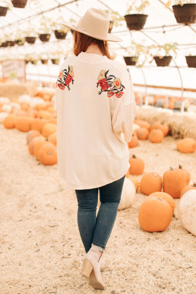 Shoulder Details Cream Cardigan