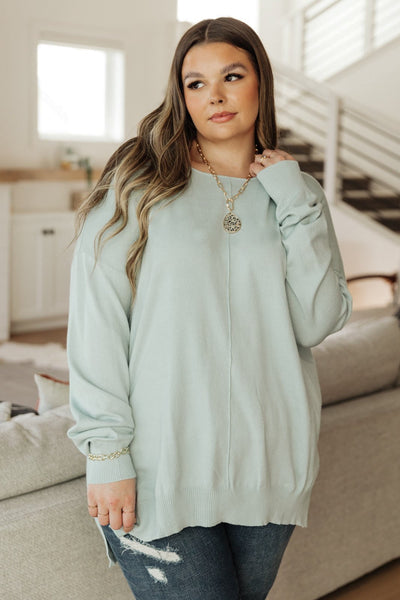 Show Off Sweater in Icy Blue