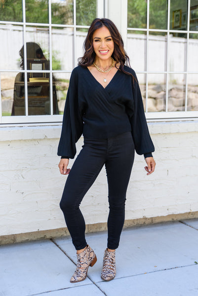 Show Stopper Sweater In Black