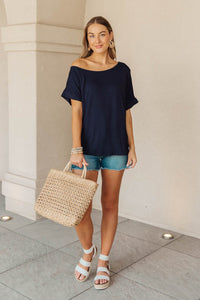 Sightseeing Top in Navy