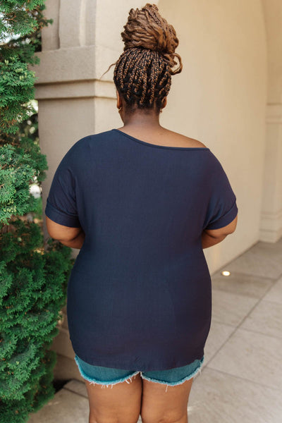 Sightseeing Top in Navy