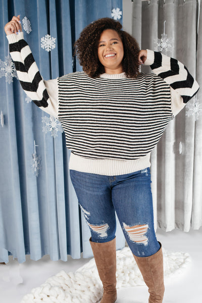 Simone Striped Sweater