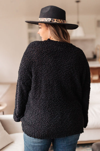 Snuggle Up Sweater in Black