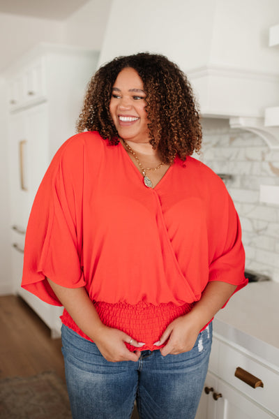 Soul Searching Top In Coral