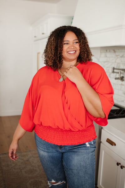 Soul Searching Top In Coral