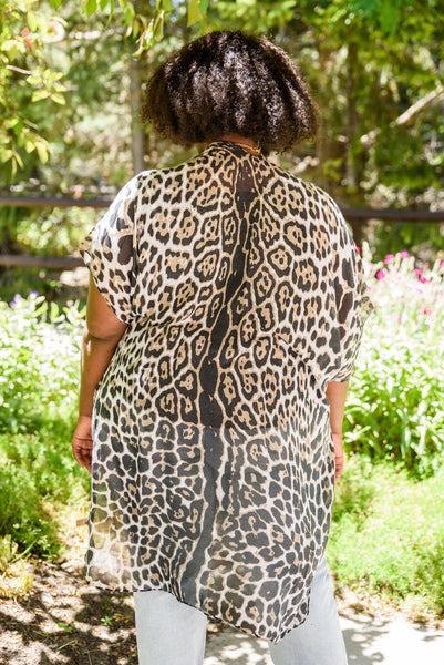 Spice Up Your Life Kimono In Black