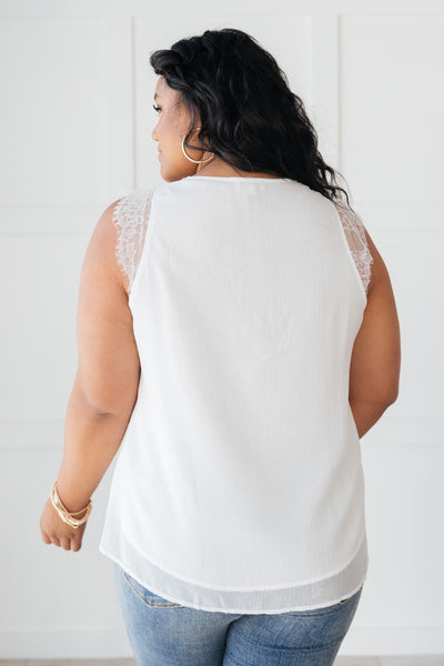 Spotted In Lace Tank