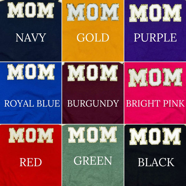 PREORDER: Track Mom Chenille Patch Sweatshirt