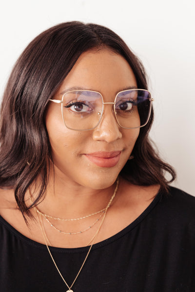 Squared Away Blue Light Glasses