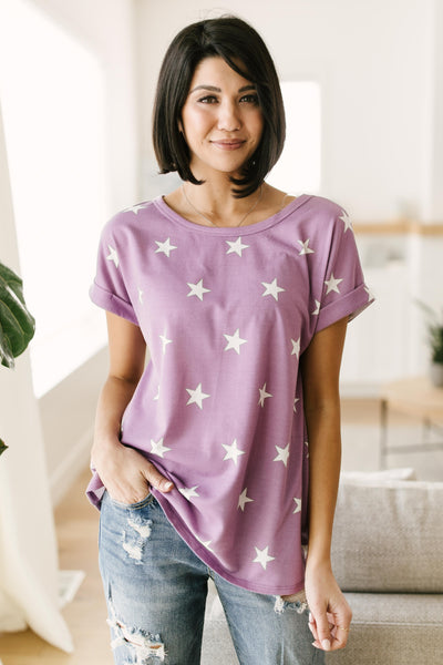 Star Of The Show Top In Lilac