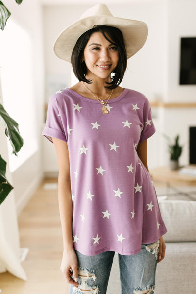 Star Of The Show Top In Lilac