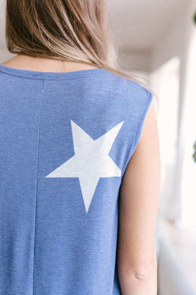 Star Player Top In Blue