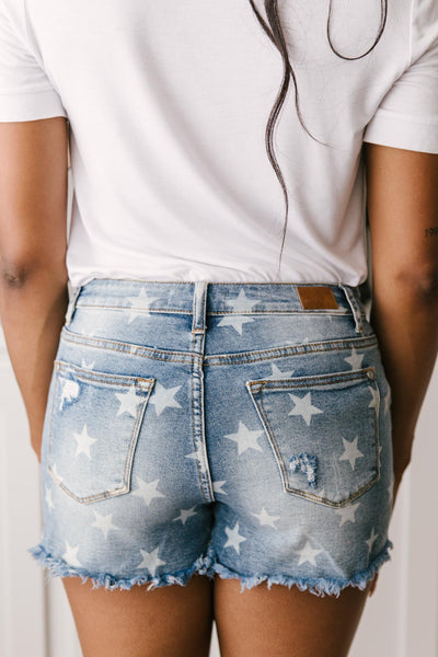 Star Power Cutoff Shorts