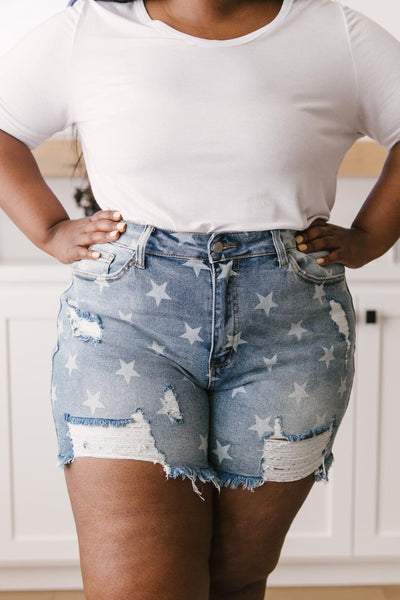 Star Power Cutoff Shorts