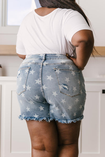 Star Power Cutoff Shorts