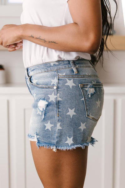 Star Power Cutoff Shorts