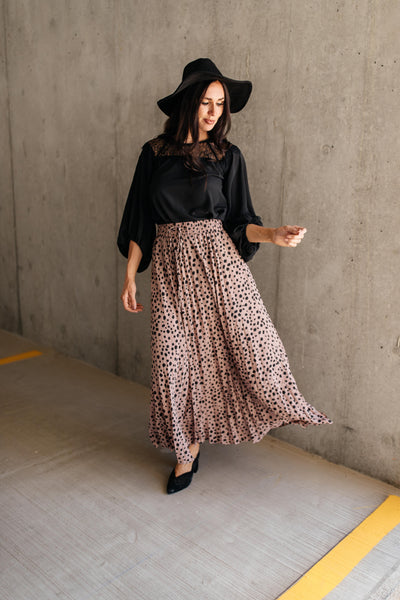 Straight Laced Blouse In Black