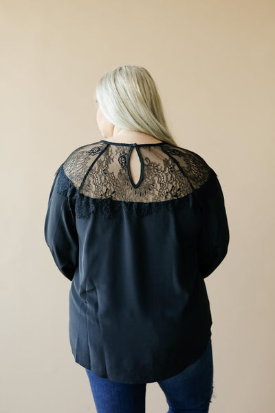 Straight Laced Blouse In Black