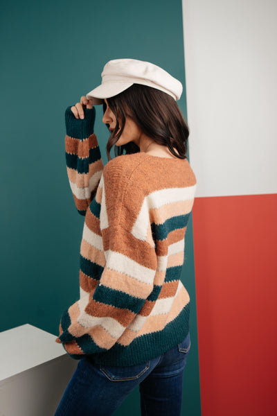 Striped Things And Winter Flings Sweater