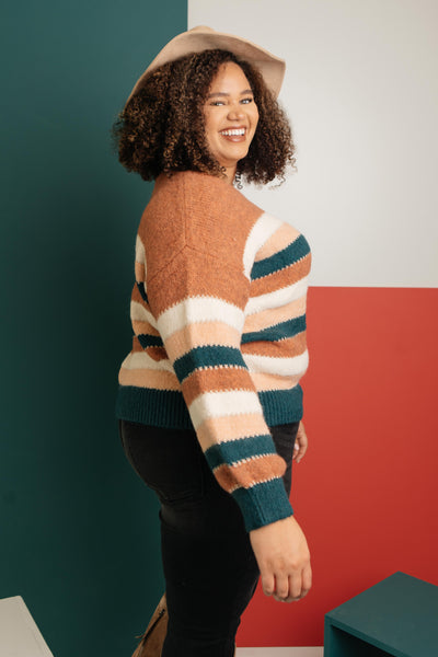 Striped Things And Winter Flings Sweater