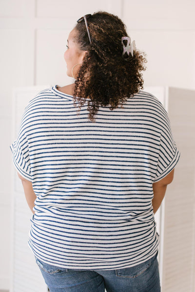 Stripes You'll Knot Forget Top