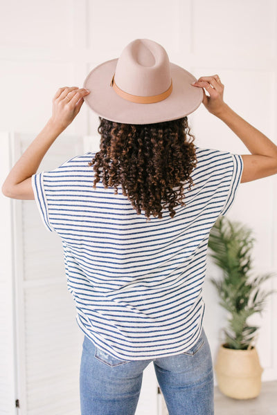 Stripes You'll Knot Forget Top