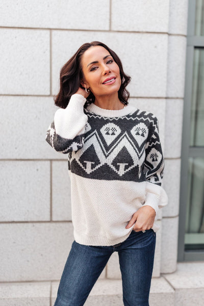 Summit Sweater In Charcoal