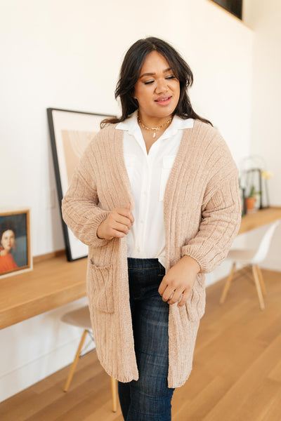 Sunday Morning Cardigan in Almond