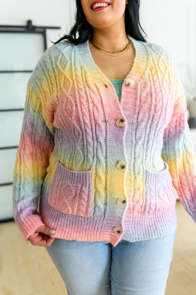 Sweet Dreams Rainbow Cardigan