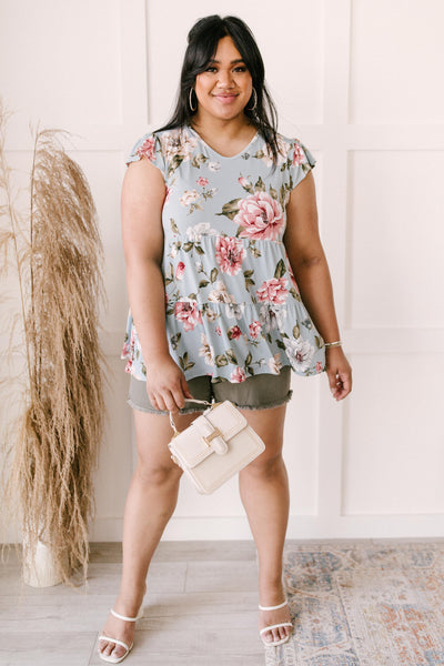 Sweet Sage Floral Top