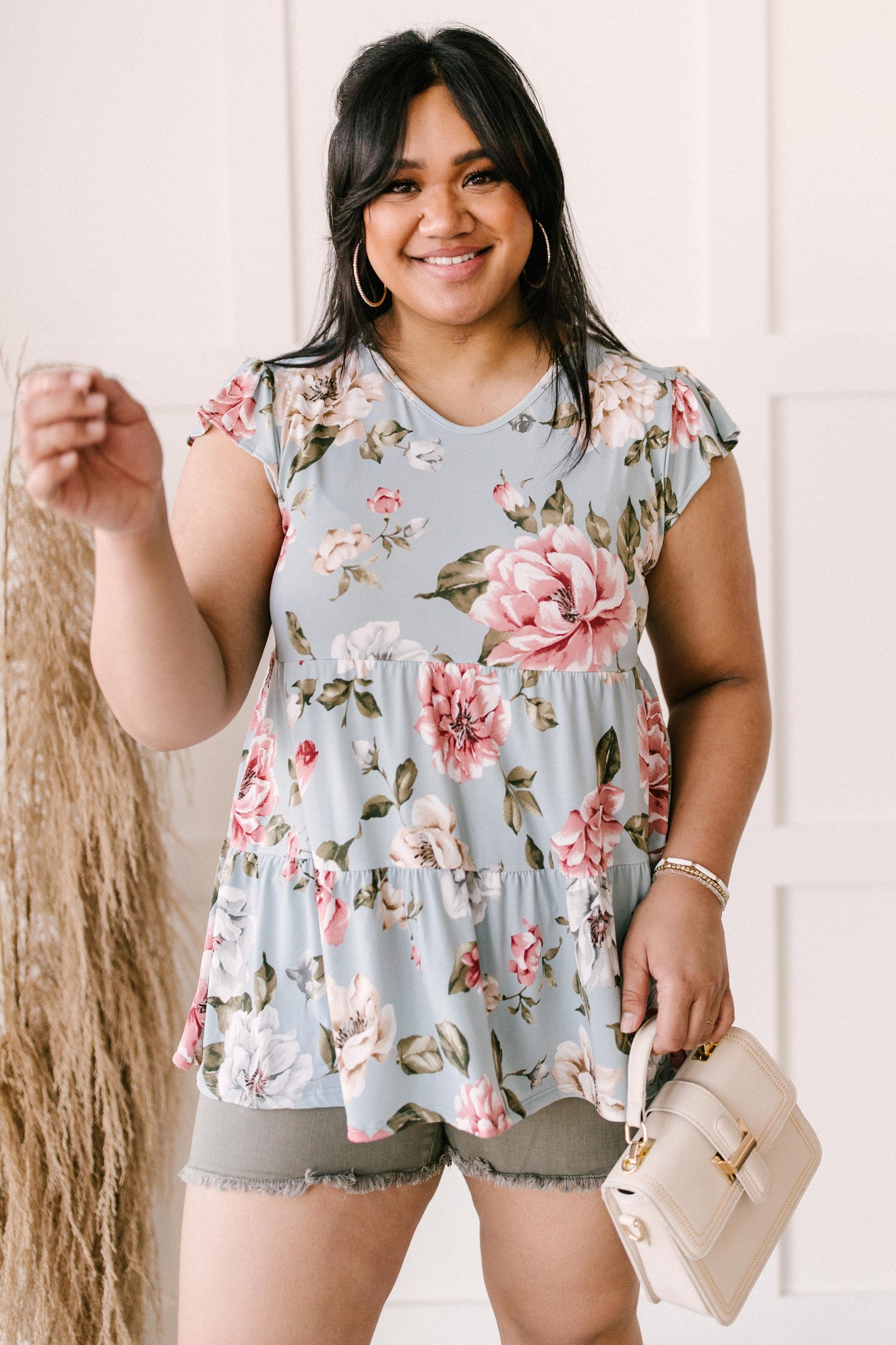 Sweet Sage Floral Top