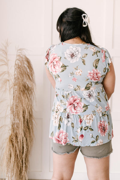 Sweet Sage Floral Top